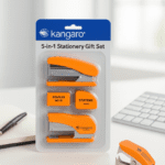 Kangaro 5-in-1 Stationery Gift Set Stapler, Staples, Staple Remover, Tape Dispenser - Back View by Nari Haat, Indian ...