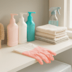 Large Size Reusable Household Cleaning Gloves - (1 Pair) - Full Detail by Nari Haat, Indian ethnic wear, women clothi...