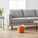 Foldable Storage Bucket – Water Container & Dustbin for Home, Car, Kitchen - Sleeve Design by Nari Haat, Indian eth...