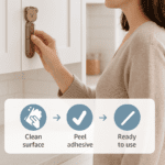 Self Stick Push Pull Helper (2 Pc) - Full Detail by Nari Haat, Indian ethnic wear, women clothing, designer suit