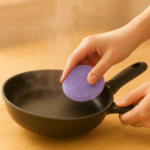 Silicone Dish Scrubber Sponge Mildew Free, Non Stick, Heat Resistant - Neckline Detail by Nari Haat, Indian ethnic we...