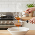 Stainless Steel Soup Juice / Tea Strainer - With Dupatta by Nari Haat, Indian ethnic wear, women clothing, designer suit