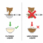 Stainless Steel Soup Juice / Tea Strainer - Closeup Embroidery by Nari Haat, Indian ethnic wear, women clothing, desi...