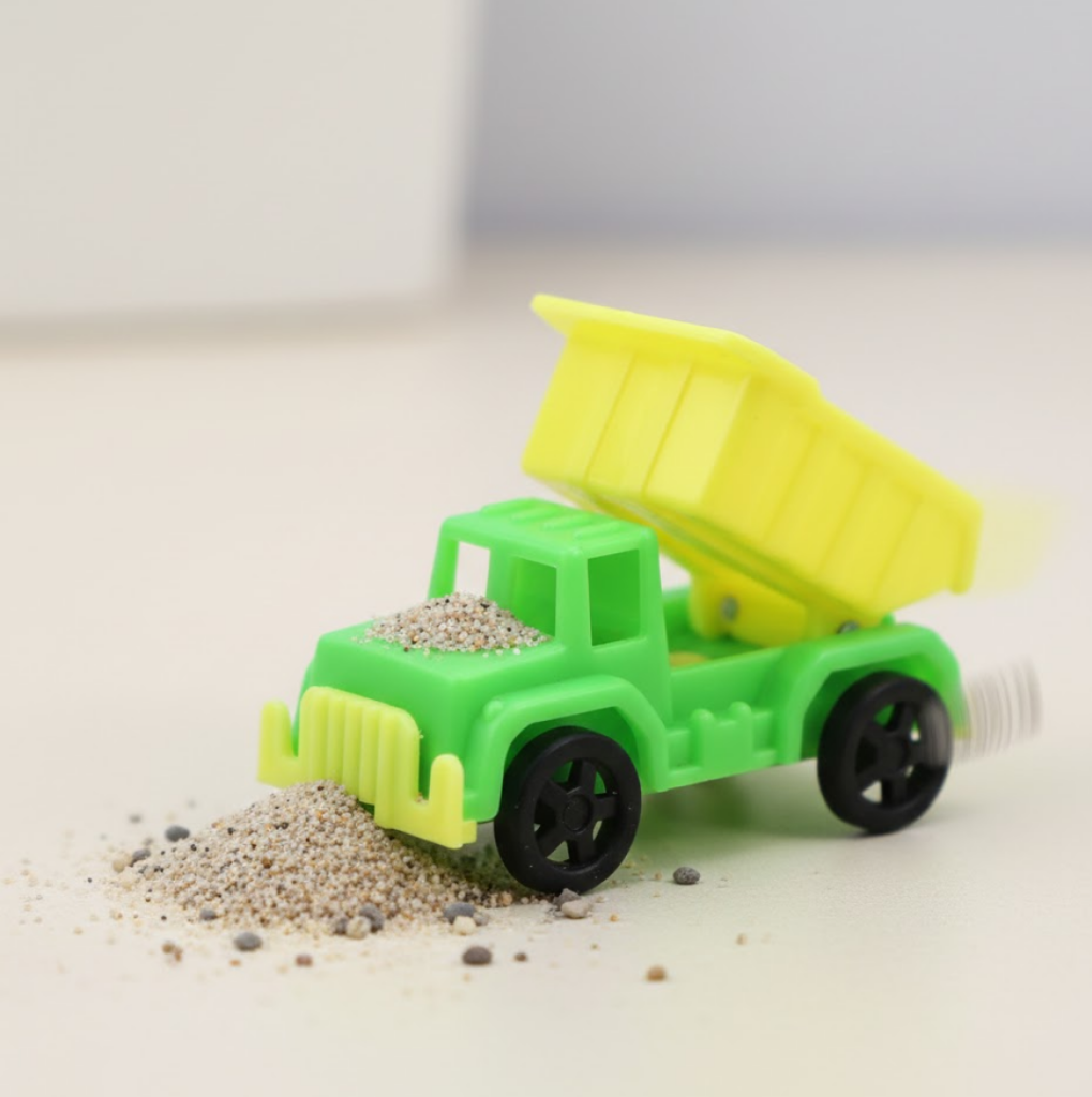 Yellow Dumper Truck Toy