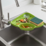 Corner Sink Strainer for Kitchen Waste