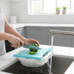 Adjustable Cut N Wash used in all kinds of household and kitchen - Closeup Embroidery by Nari Haat, Indian ethnic wea...