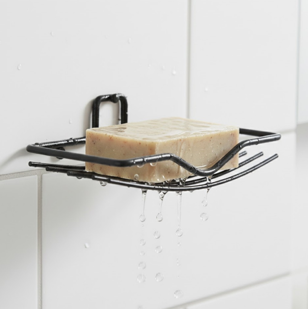Wall Mount 2-Piece Soap Rack