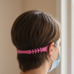 Mask Extension Belt – Strap for Reducing Ear Pain from Extended Mask Use (1 Pc) - Sleeve Design by Nari Haat, India...