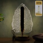 LED Crystal Table Lamp with USB Power - Front View by Nari Haat, Indian ethnic wear, women clothing, designer suit