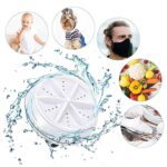 Portable USB Mini Washing Machine (1 Pc) - Closeup Embroidery by Nari Haat, Indian ethnic wear, women clothing, desig...