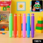 LED Glow Pop Tube Fidget Toy (Mix Color / 1 Pc) - With Dupatta by Nari Haat, Indian ethnic wear, women clothing, desi...