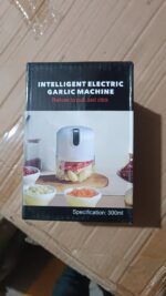 USB Rechargeable Mini Electric Garlic Machine / Chopper (300 Ml / 1 Pc) - Fabric Detail by Nari Haat, Indian ethnic w...