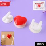 Adhesive Wall Hook Set  For KItchen, Bathroom & Home (3pc) - With Dupatta by Nari Haat, Indian ethnic wear, women clo...