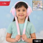 Soft Plush Winter Earmuffs for Kids (1 Pc) - With Dupatta by Nari Haat, Indian ethnic wear, women clothing, designer ...