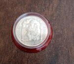 Ganesh Ji, Silver color Coin for Gift (1 Pc / Silver) - Fabric Detail by Nari Haat, Indian ethnic wear, women clothin...