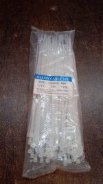 3.2×200 MM Nylon Self-Locking Cable Ties – Heavy Duty Zip Wire Tie (Pack of 100, Black) - Full Detail by Nari Haat...