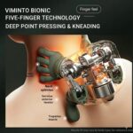 Long Rechargeable Kneading Neck & Shoulder Massager - Fabric Detail by Nari Haat, Indian ethnic wear, women clothing,...