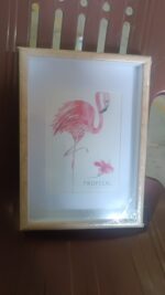 Creative Solid Wooden Photo Frame (21cmx29.7cm / 1Pc) - Fabric Detail by Nari Haat, Indian ethnic wear, women clothin...