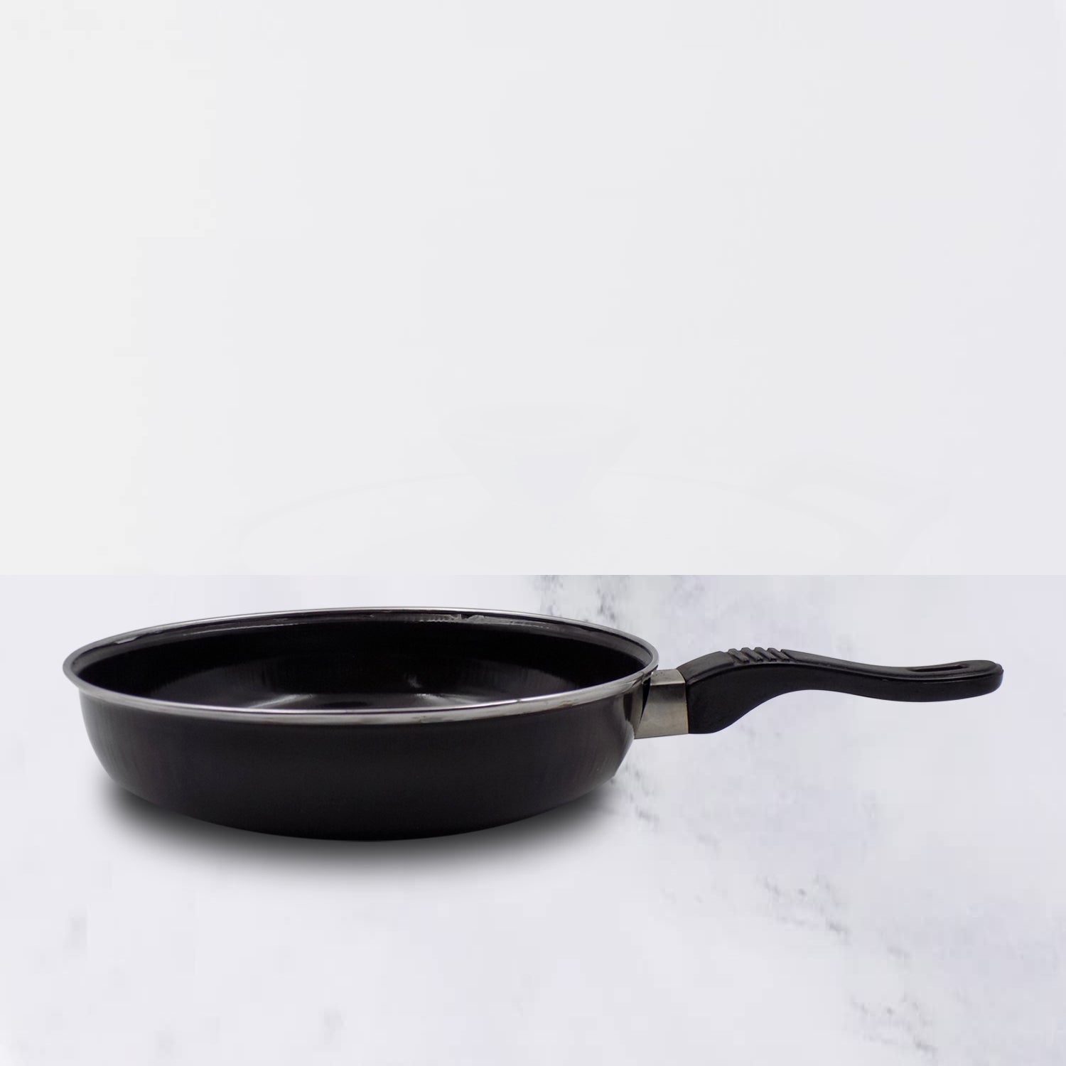 Black Induction Base Nonstick Tadka Frying Pan