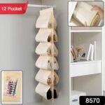 12 Grids Hanging Storage Bag (1 Pc / 12 Pocket / Mix Color) - With Dupatta by Nari Haat, Indian ethnic wear, women cl...