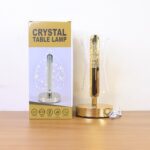 Luxury Crystal LED Double Shade Table Lamp (1 Pc) - Full Detail by Nari Haat, Indian ethnic wear, women clothing, des...