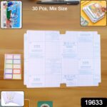 Premium Transparent Adhesive Book Cover Sheets (Mix Size / 30 Pc) - With Dupatta by Nari Haat, Indian ethnic wear, wo...