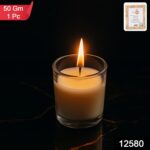 In'lief Scented Votive Jar Candle in Glass / Sweet Dreams Soy Blend Candle (50 Gm) - With Dupatta by Nari Haat, India...