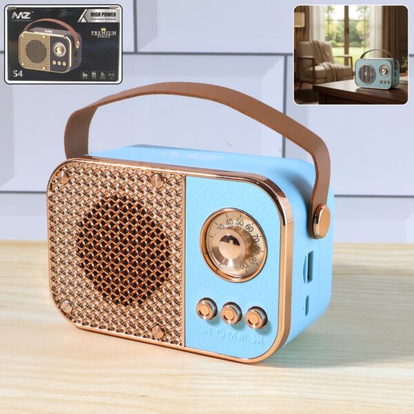 Vintage Style Wireless Portable Speaker with Retro Radio (1 Pc) - Front View by Nari Haat, Indian ethnic wear, women ...