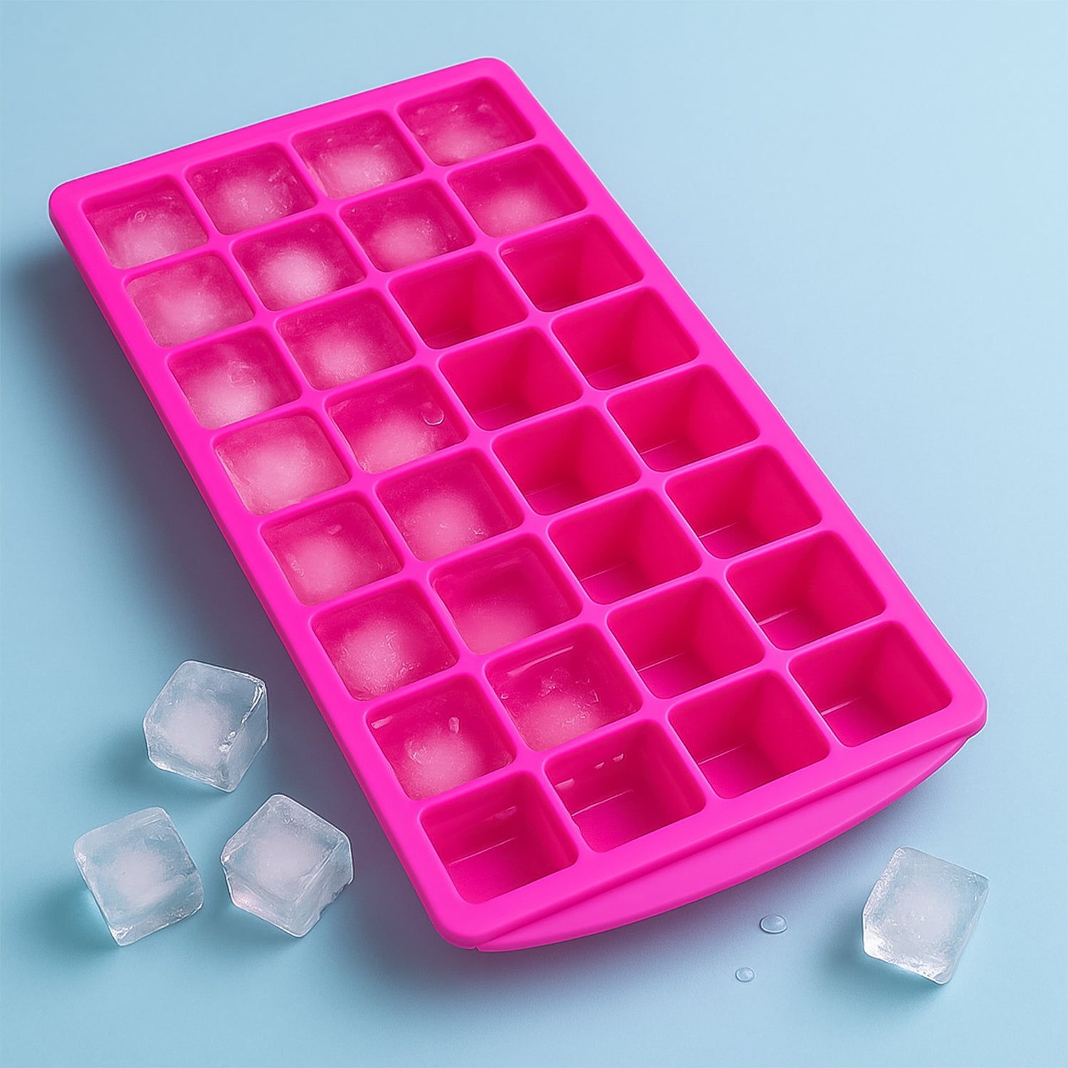 2795_32cavity_ice_tray.jpg 32 Cavity Ice Tray For Making And Creating Ice Cubes Easily. - Image 1