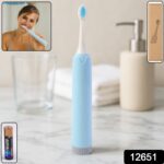 Portable Battery-Operated Electric Toothbrush (1 Pc) - With Dupatta by Nari Haat, Indian ethnic wear, women clothing,...