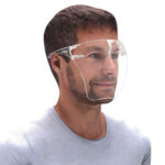 Multipurpose Clear Face Shield Anti-fog Anti-Scratch Protective Fashion Wear for Men - Back View by Nari Haat, Indian...