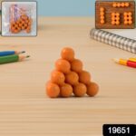 Ball Pyramid Toy – 3D Puzzle Building Brain Teaser Toy - With Dupatta by Nari Haat, Indian ethnic wear, women cloth...