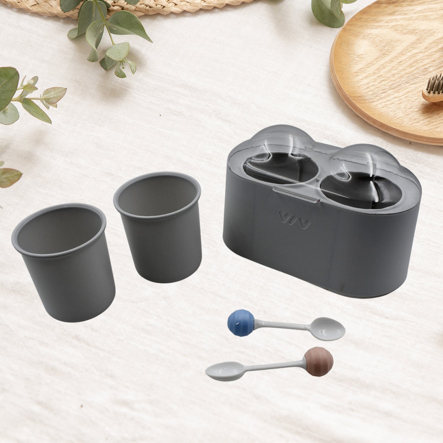 2_17efc6c5-60c8-40d0-9fb9-25b1b92be1e4.jpg Spice Storage Containers, Condiment Jars, with Lid And Spoon, dust-proof And Moisture-proof, non-slip Bottom, tray Ca...