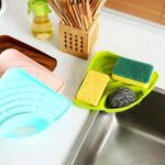 Sink Strainer Basket Corner Kitchen Triangular Multi functional Drain Shelf - Image 5