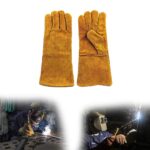 Protective Durable Heat Resistant Welding Gloves - Closeup Embroidery by Nari Haat, Indian ethnic wear, women clothin...