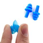 Reusable Silicone Swimming Ear Plugs - (Set) - Neckline Detail by Nari Haat, Indian ethnic wear, women clothing, desi...