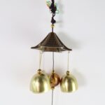 Metal Feng Shui Wind Chime Bell - (1 Pc) - Back View by Nari Haat, Indian ethnic wear, women clothing, designer suit