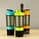 Gym Shaker Bottle & shakers for Protein Shake (1 Pc) - Back View by Nari Haat, Indian ethnic wear, women clothing, de...