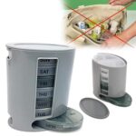 Pill Pro 7 Day Weekly Tablet Medicine Organizer Box - Front View by Nari Haat, Indian ethnic wear, women clothing, de...