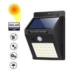 Solar Security LED Night Light for Home Outdoor / Garden Wall (Black) (30-LED Lights) - Sleeve Design by Nari Haat, I...