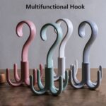 4-Claw Multi-Function 360 Degree Rotatable Purse Rack Handbag Hanger Hook - Back View by Nari Haat, Indian ethnic wea...