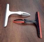 Plastic Kitchen Wiper - Silicone Head for Windows, Glass & Surfaces (1pc) - Fabric Detail by Nari Haat, Indian ethnic...