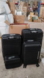 Mix Color Hard-Shell Luggage Trolley 4-Pc (set) - Full Detail by Nari Haat, Indian ethnic wear, women clothing, desig...