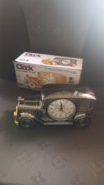 Car Model Clocks, Pen Holder Function ABS Material Alarm Clock Office Desk Bedroom - Fabric Detail by Nari Haat, Indi...