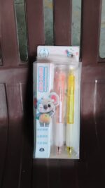 Lightweight Ball Point Pen, Smooth Writing Black Ball Pens (2 Pc Set) - Full Detail by Nari Haat, Indian ethnic wear,...