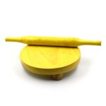 Round Roti Maker Patala Used for Home Purposes (Belan Not Including) - Closeup Embroidery by Nari Haat, Indian ethnic...