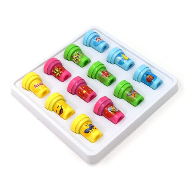 Stamp Set for Kids – 12 Pc Creative Stamp Pack for Play & Learning Activities - Front View by Nari Haat, Indian eth...