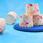 Multi Color Printed Disposable Paper Cups for Tea / Coffee (25 Pcs Set) - Front View by Nari Haat, Indian ethnic wear...