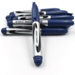 10 piece permanent blue marker and pen set for studies