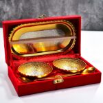 Gold Silver Plated Serving Set